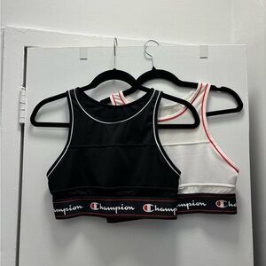 Two for One Champion Cropped Mesh Sports Bras